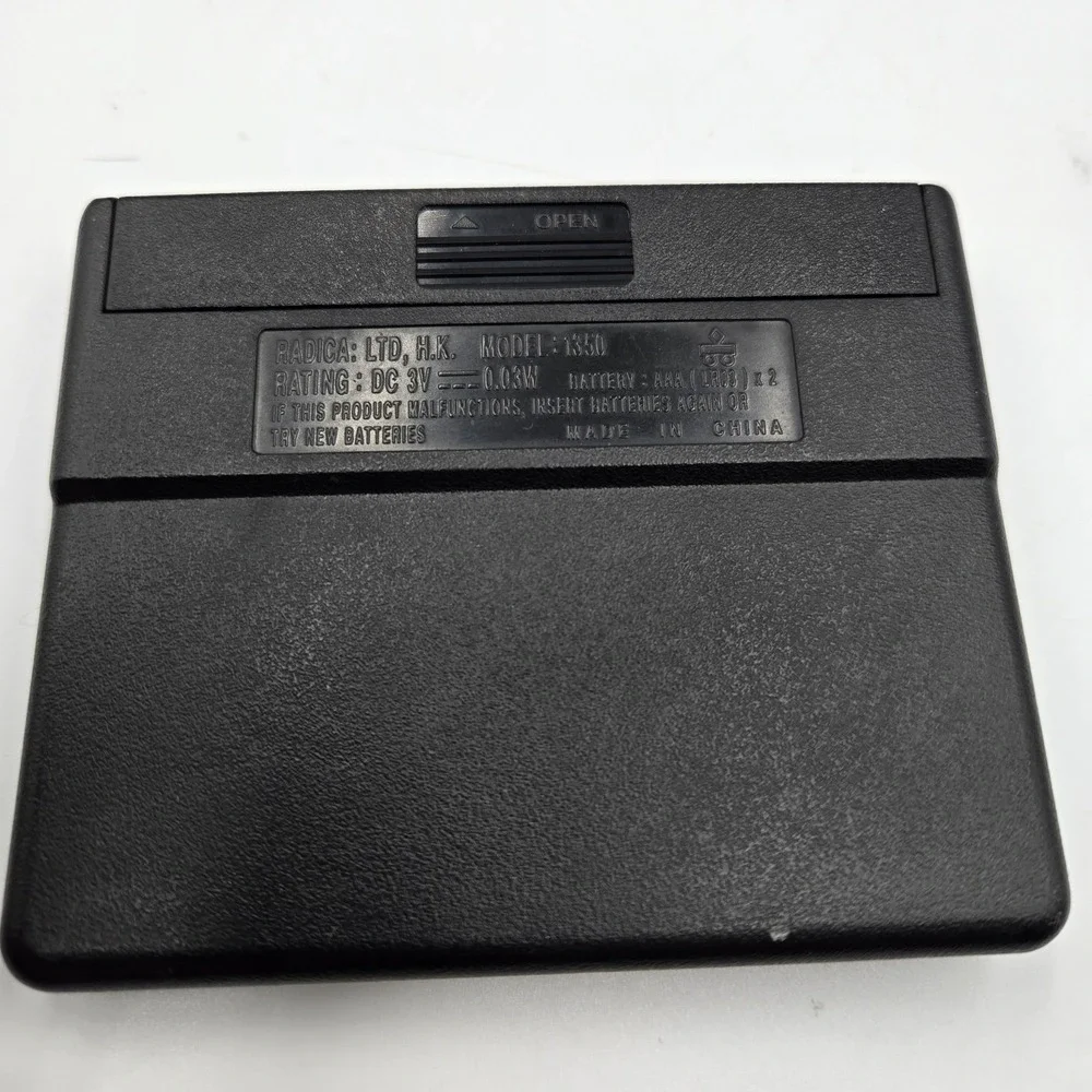 Radica Pocket Blackjack 21 Handheld Electronic Casino Game Tested & Working 1350